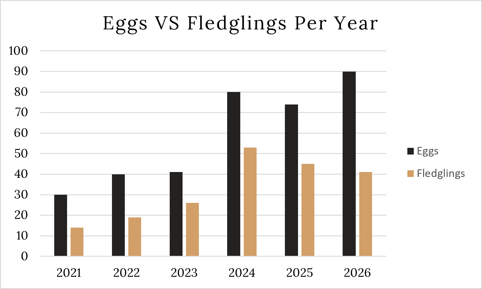 2. Eggs VS Fledglings